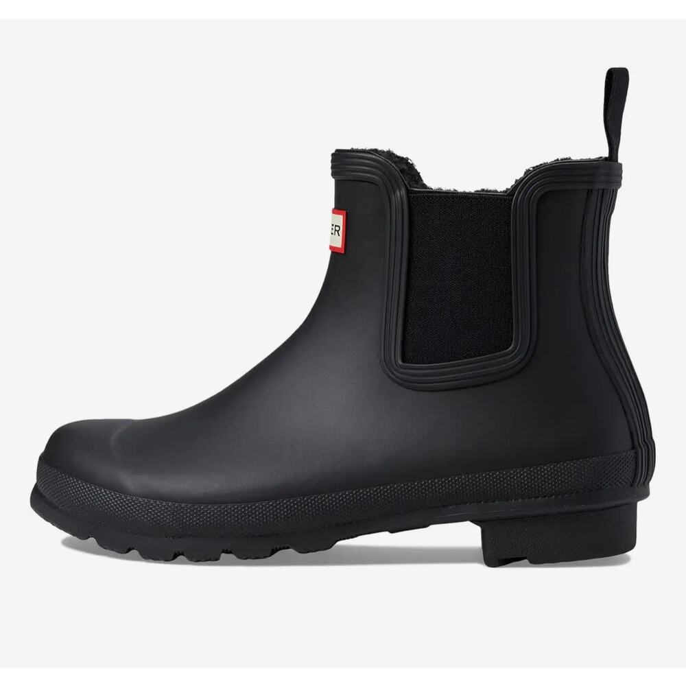 Hunter Original Chelsea Short Rain Boot Black - Picture 2 of 7